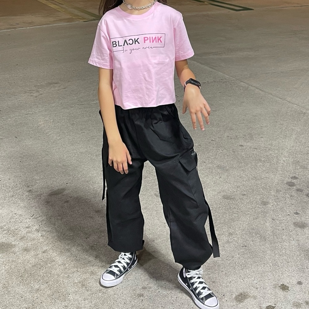 Black cargo pants